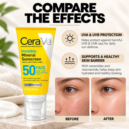 CeraVe Invisible Mineral Sunscreen