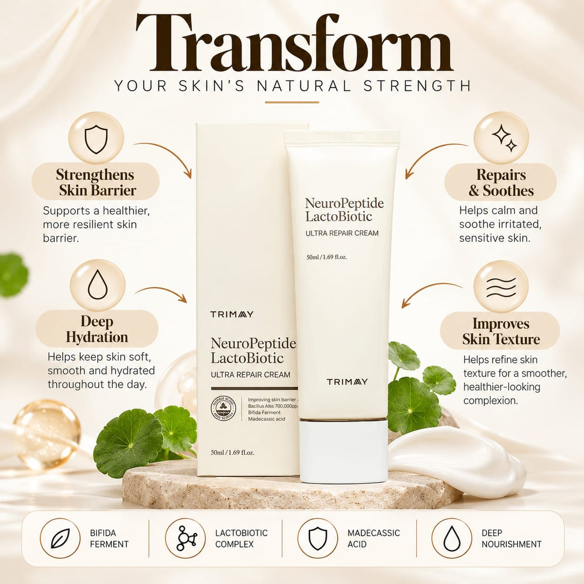 TRIMAY Neuropeptide Lactobiotic Ultra Repair Cream